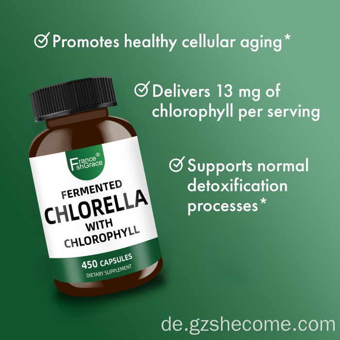 Neu eingetroffen: Fermentiertes Chlorella-Ergänzungsmittel von Shecome
